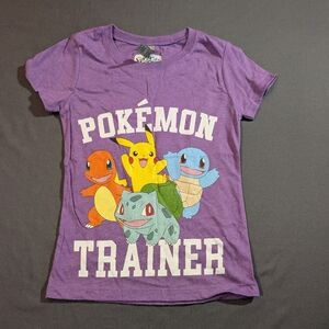 Next Level Apparel Purple Pokémon Trainer Graphic Tee